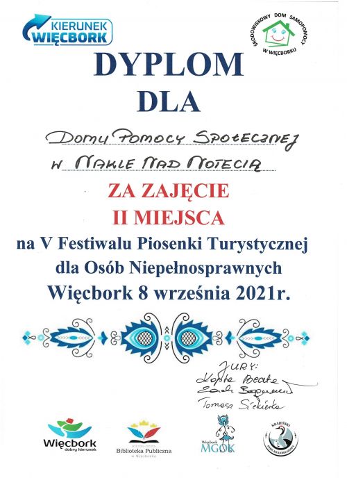 Dyplom z Festiwalu